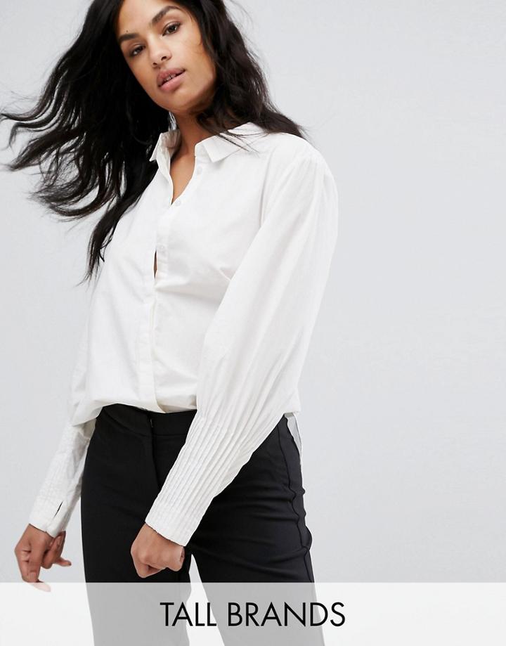 Vero Moda Tall Long Sleeve Shirt - White