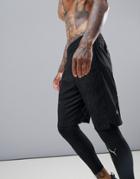 Puma Training Vent Knit 10 Inch Shorts In Black 516859-01 - Black