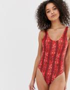 Vero Moda Snake Swimsuit