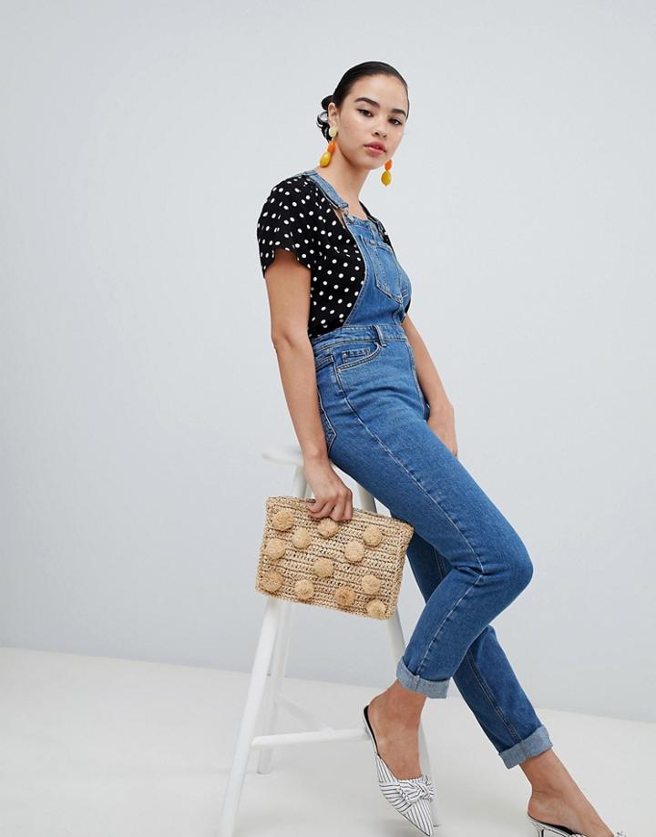 New Look Slim Fit Overalls - Blue