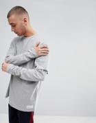 Fairplay Oversized Layered Long Sleeve T-shirt In Gray - Gray