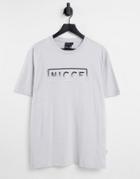 Nicce Powell Embroidered T-shirt In Gray