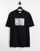 Puma Downtown T-shirt With Graphic Print In Black