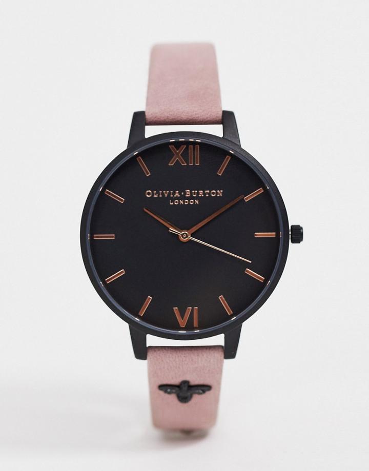 Olivia Burton 3d Bee Embellished Rose Gold Watch