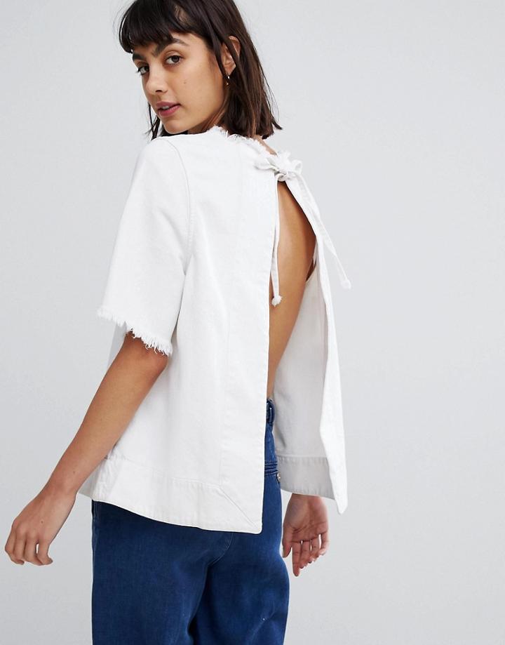 Waven Jessika Minimal Top - White