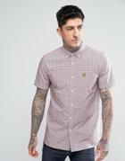 Lyle & Scott Micro Check Shirt - Yellow