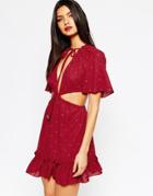 Bec & Bridge Magic Drum Mini Dress - Cherry