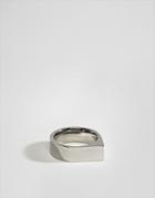 Vitaly Dropp Ring In Stainless Stainless Steel - Silver