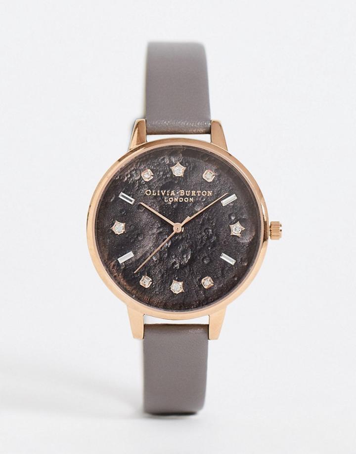 Olivia Burton Celestial Watch In Gray