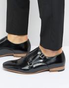Kg By Kurt Geiger Kinghorn Monk Shoes - Black