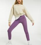 Damson Madder Workout Leggings In Recycled Fabric-purple
