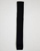Gianni Feraud Knitted Black Tie - Black