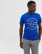 Jack & Jones Originals T-shirt With Chest Branding - Blue