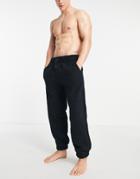 Gilly Hicks Lounge Poler Fleece Sweatpants In Black