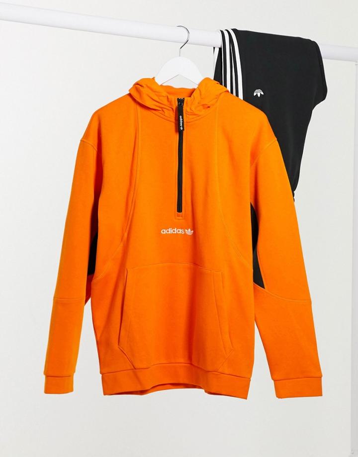 Adidas Originals Adventure Field Hoodie In Orange