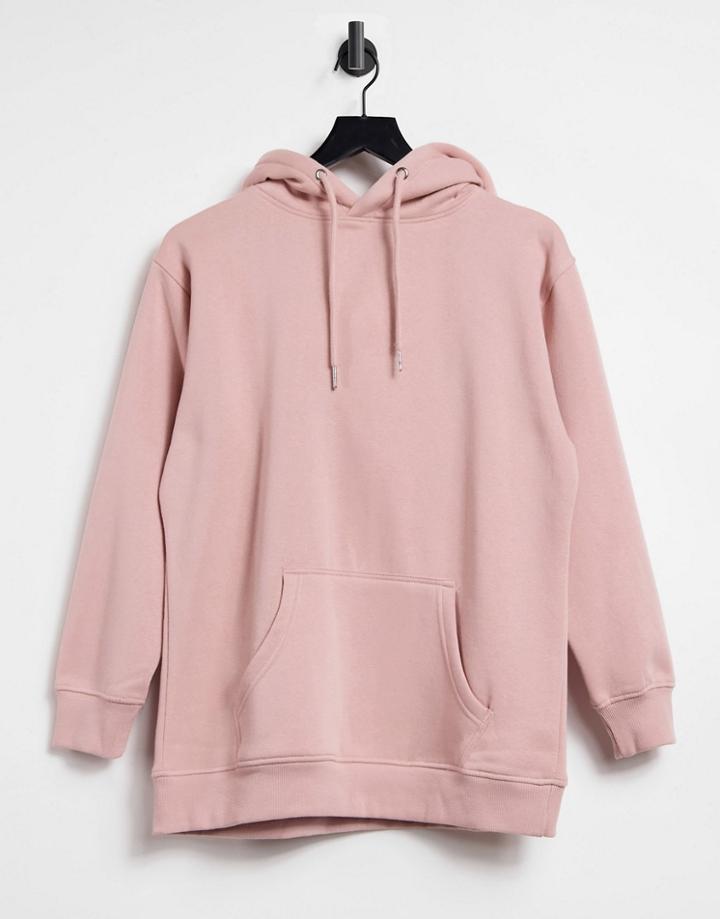Urban Bliss Oversized Boyfriend Hoodie In Blush Pink