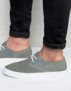 Pointer Chester Sneaker In Canvas And Suede - Gray