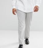 Asos Plus Slim Pants In Ice Gray - Gray
