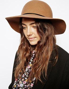 Asos Felt Floppy Hat - Camel