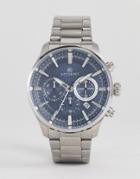 Accurist 7193.01 Chronograph Bracelet Watch In Silver - Silver