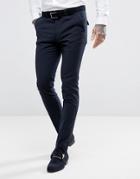 Rudie Plain Super Skinny Suit Pants - Navy