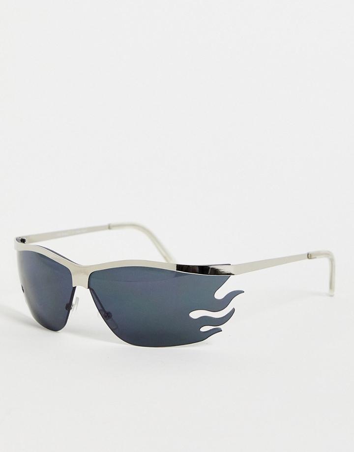 Aj Morgan Flamin Farrah Sunglasses In Black