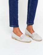 Asos Mars Suede Loafers - Gray