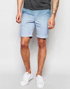 Bellfield Dip Dye Shorts - Blue