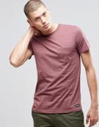 Element One Pocket T-shirt Oxblood Red Heather - Red