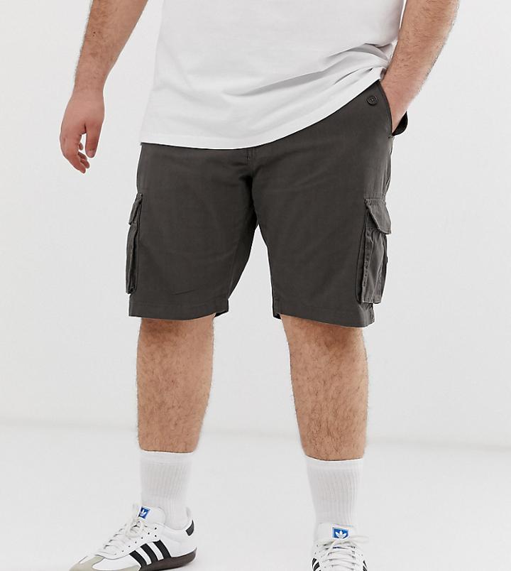 Duke King Size Cargo Shorts In Khaki-green