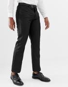 Bellfield Pants With Contrast Trim In Black - Black