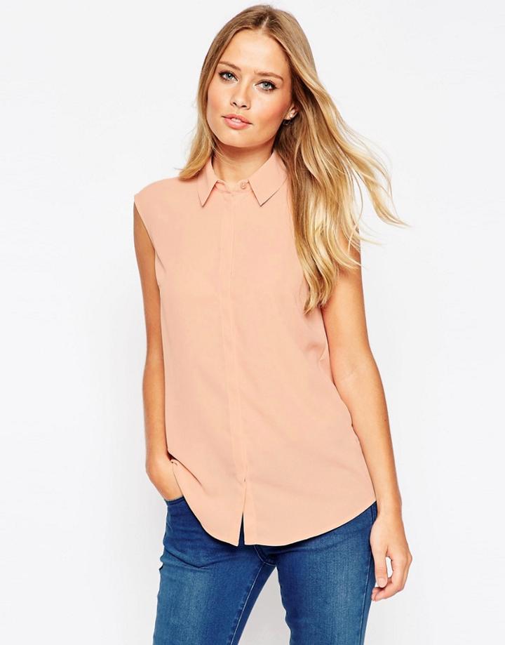 Asos Sleeveless Blouse - Pink