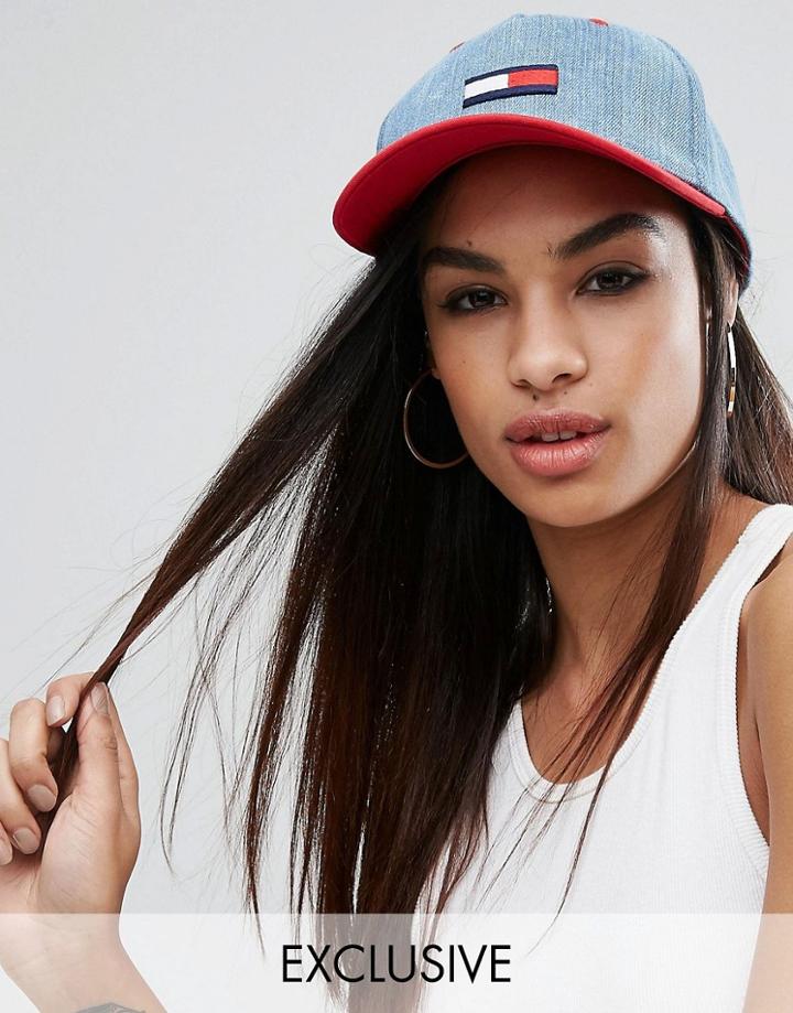 Tommy Hilfiger Exclusive Cap In Denim - Blue