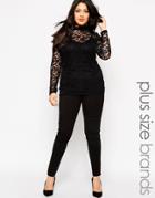 Carmakoma Legging With Ankle Zip - Black
