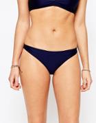 Warehouse Brazilian Bikini Bottom - Navy