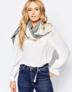 Pieces Oversized Tassel Scarf