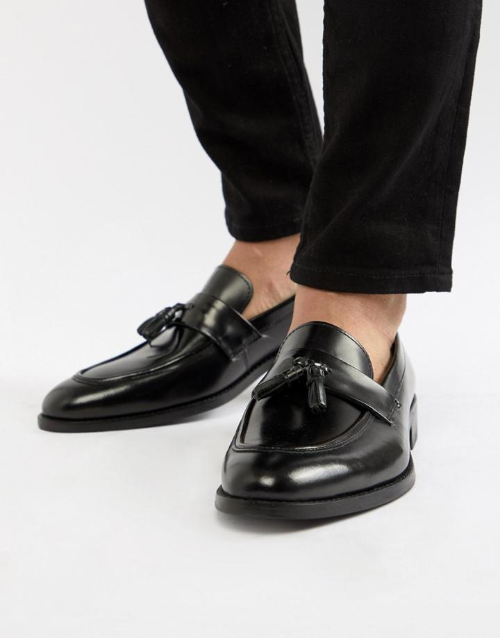 Next Tassel Loafer In Black - Black