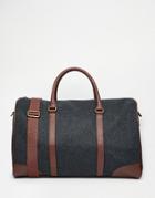 Asos Carryall In Charcoal Melton - Charcoal