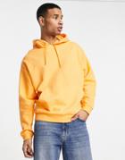 Asos Design Oversized Hoodie In Pastel Orange