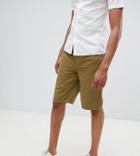 D-struct Tall Elastic Waist Shorts - Green
