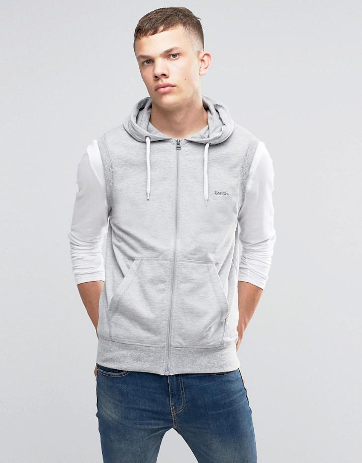 Bench Sleeveless Hoodie - Gray