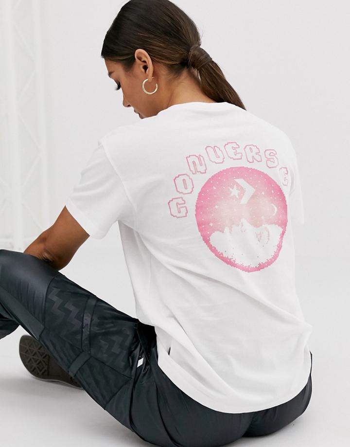 Converse White Space Print T-shirt