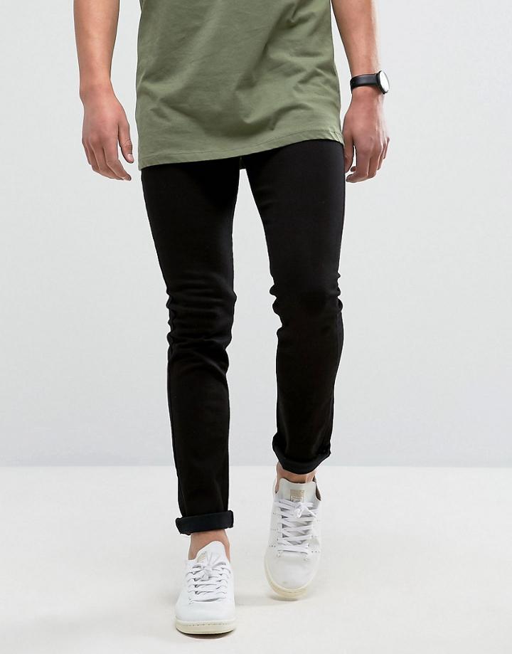 Loyalty And Faith Manor Skinny Fit Jeans In Black - Black