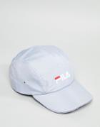 Fila Parker 5 Panel Logo Cap In Gray - Gray