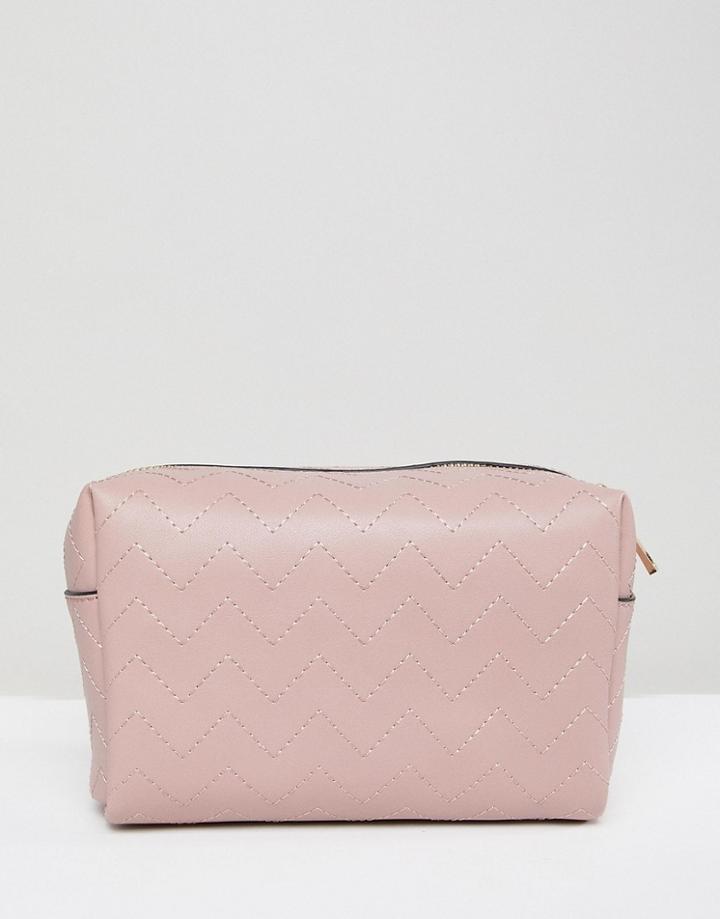 Carvela Rectangle Cosmetic Bag - Cream