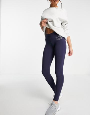 Russell Athletic Logo Leggings In Navy
