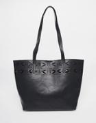 Gracie Roberts Cut It Out East West Tote - Black