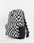 Vans Old Skool Iiii Checkerboard Backpack In White/black