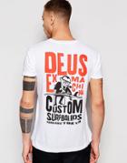 Deus Ex Machina T-shirt With Office Back Print - White