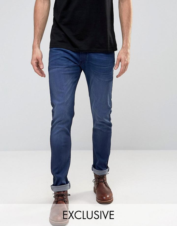 Lee Luke Skinny Jeans Flyer Blue - Blue